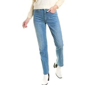 Frame Jeans True Straight Riverwalk Medium Wash Stretch 5-Pocket Denim Size 26